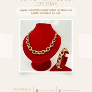 Pulso Pepper 7in en Oro 14K