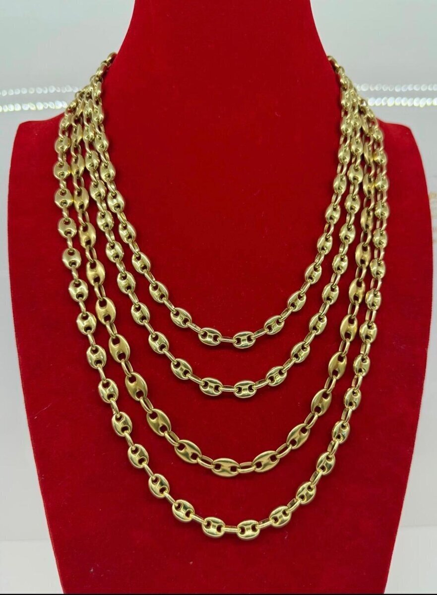 Cadena Gucci 6mm 22in en Oro 10K