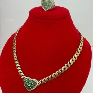 Gargantilla Mónaco Romani 8mm 18in en Oro 14K