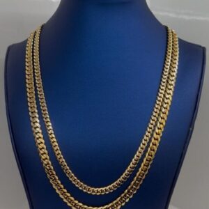 Cadena Cuban Link 10k 5mm 20in