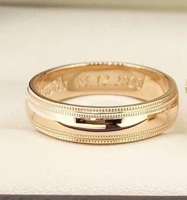 Anillo Compromiso Diamante Natural en Oro 14K