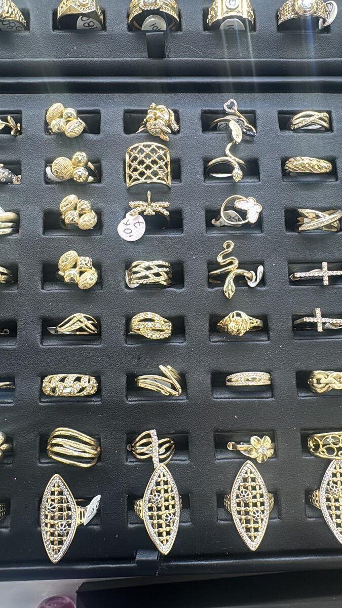 Anillo Mujer Oro 14k Talla 7 - Imagen 2