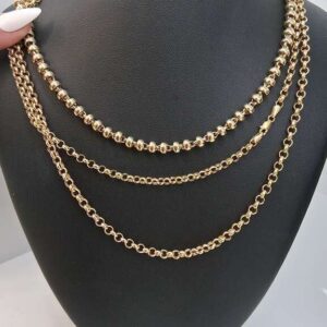 Cadena Rolo 4mm 20in en Oro 10K