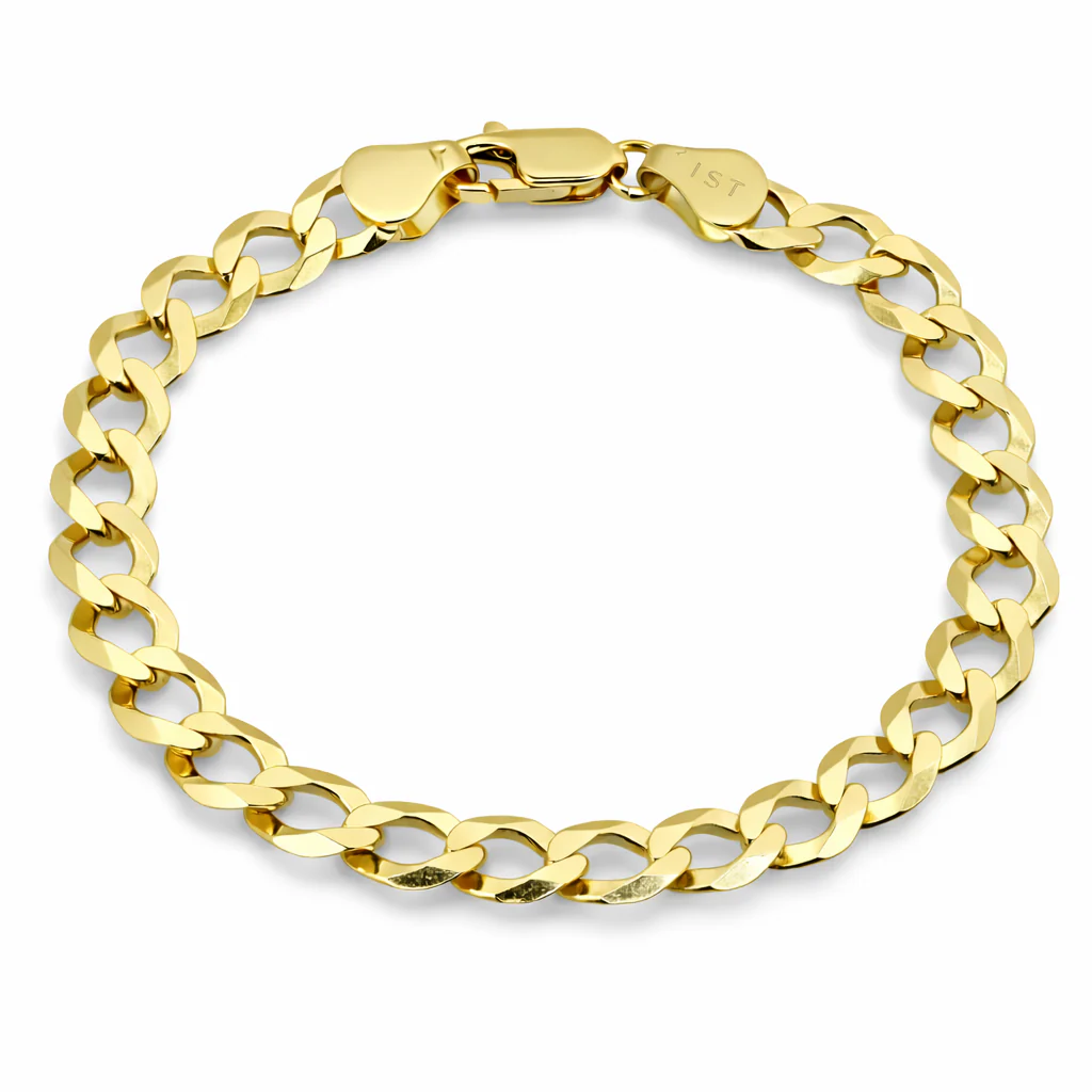 10K Yellow Gold Figaro Link Bracelet