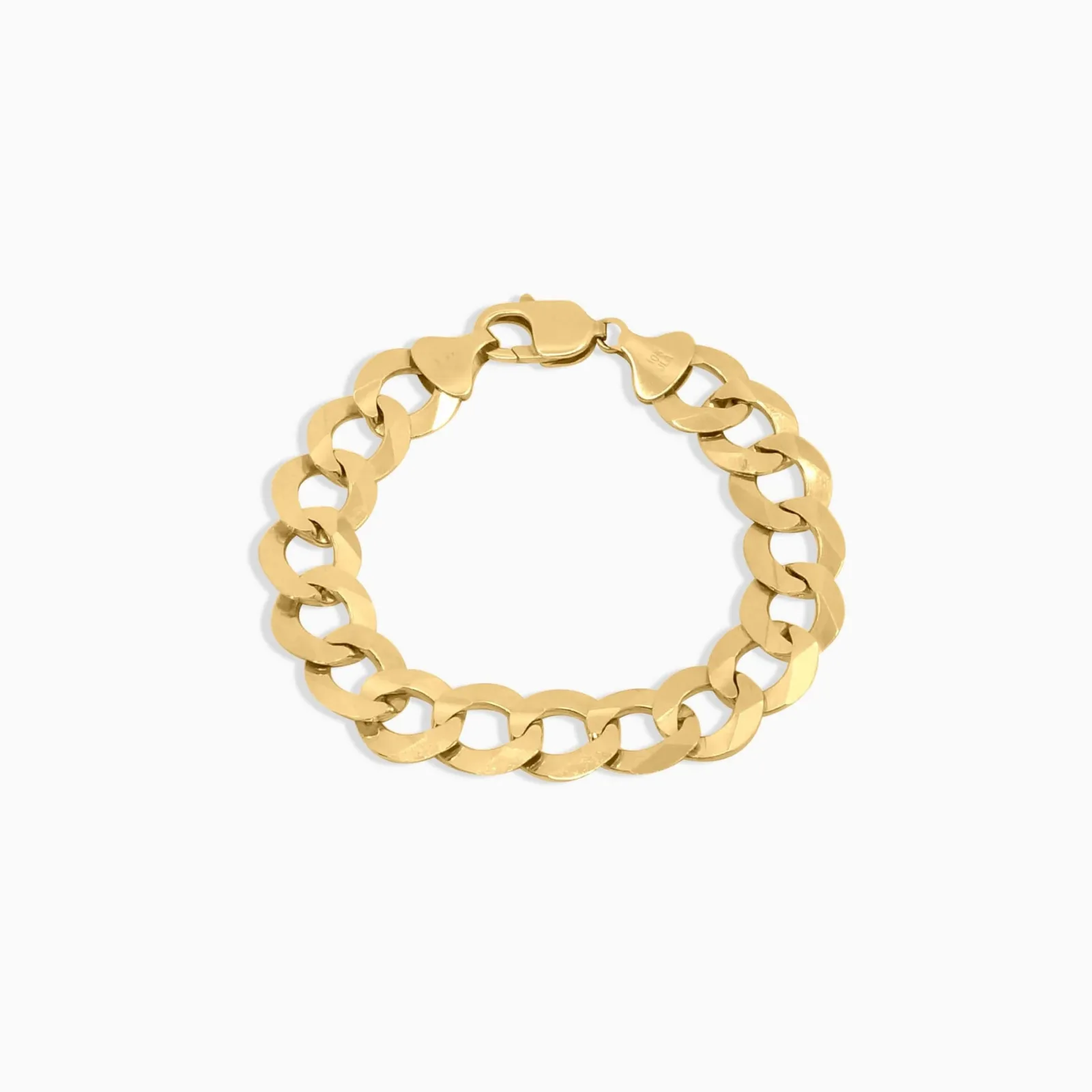 Pulsera Corte Brillo de 10mm en 10K Daisy Joyeria