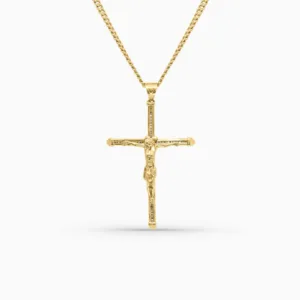 Dije Crucifijo en Oro 10K Daisy Joyeria