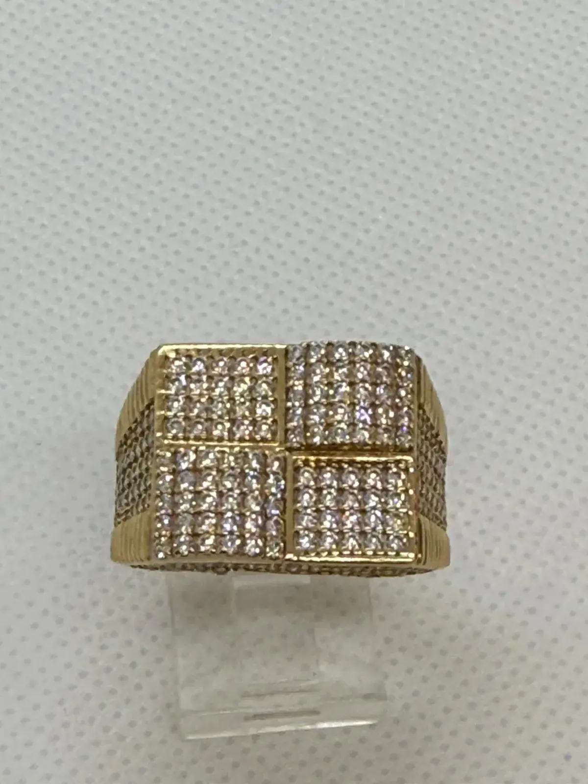 Anillo Cuatro Cuadros en Oro 10K