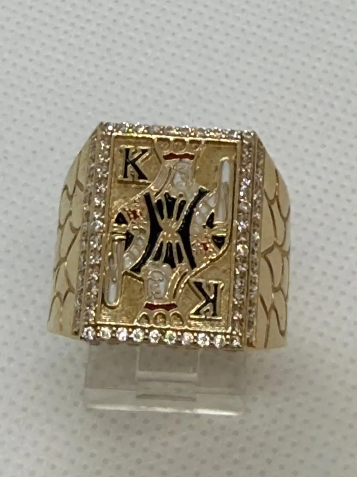 Anillo de Cartas de Rey en Oro 10K