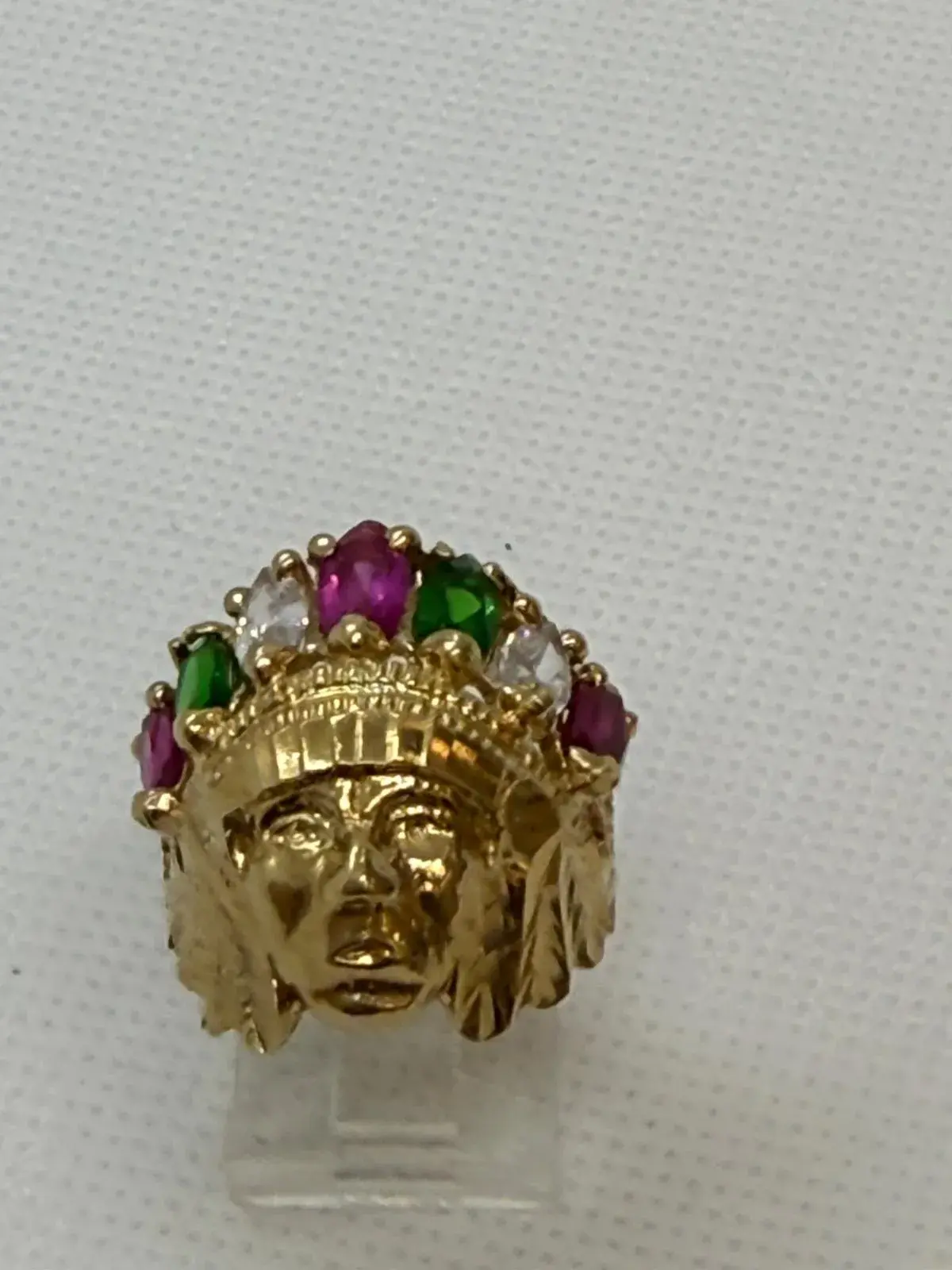 Anillo de Indio en Oro 10K - Imagen 8