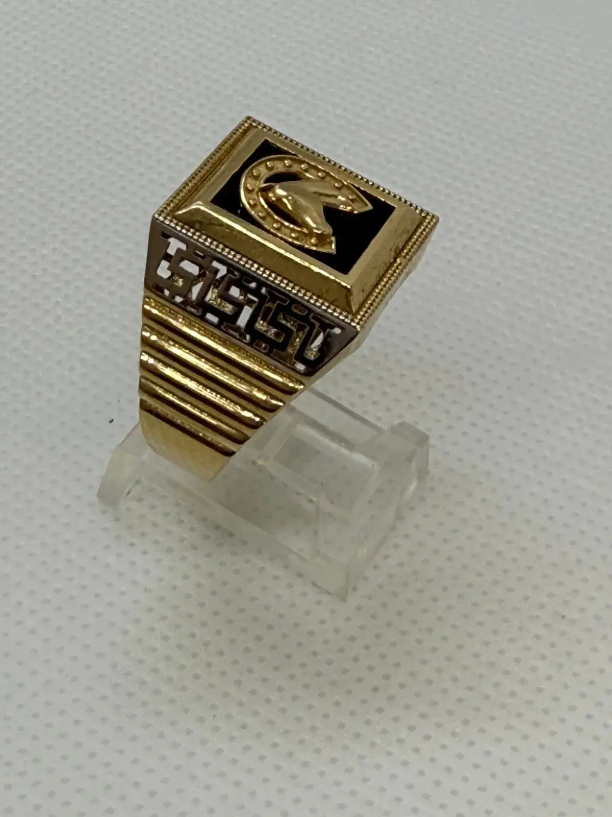 Anillo de Herradura en Oro 10K - Imagen 2