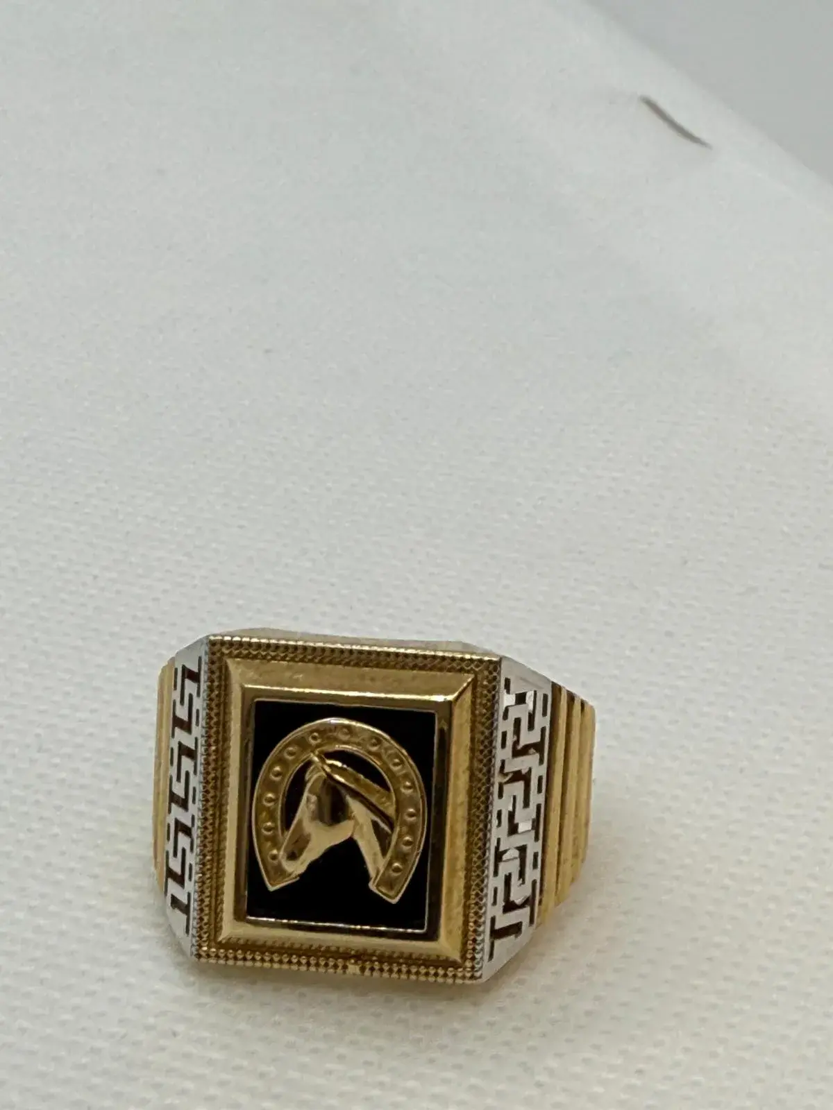 Anillo de Herradura en Oro 10K - Imagen 4