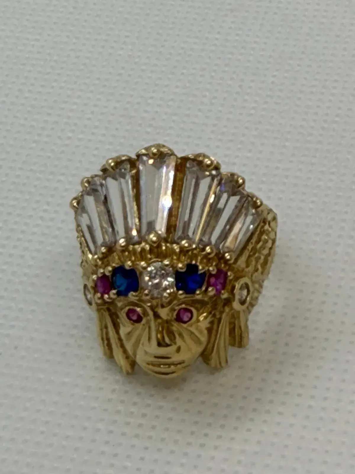 Anillo de Indio en Oro 10K - Imagen 4