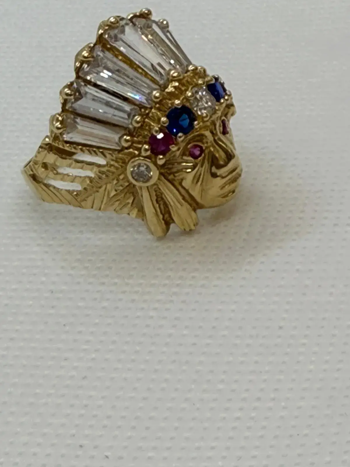 Anillo de Indio en Oro 10K - Imagen 5