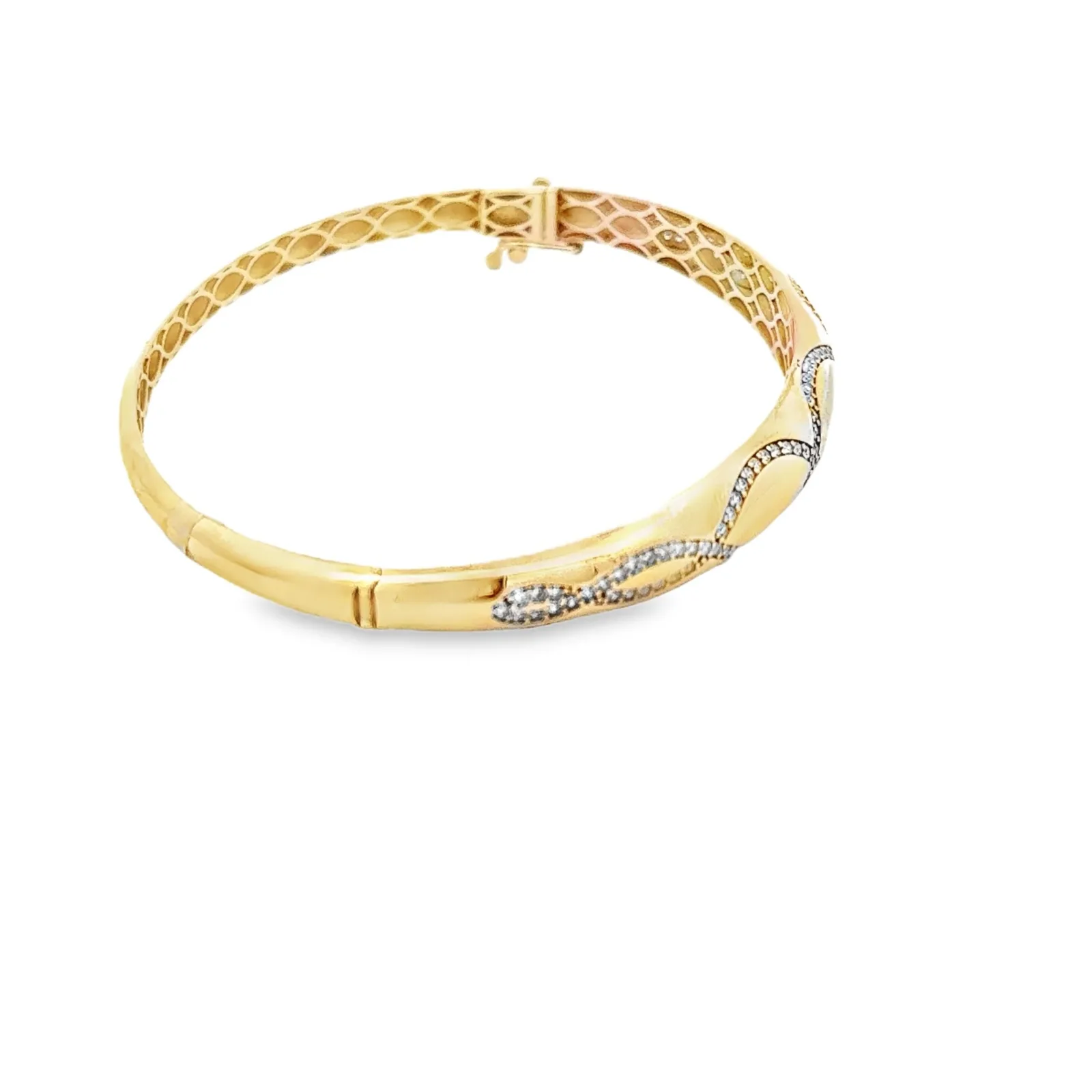 Las Villas Jewelry Online Bracelets Elegant Gold and stone Bracelet 10k