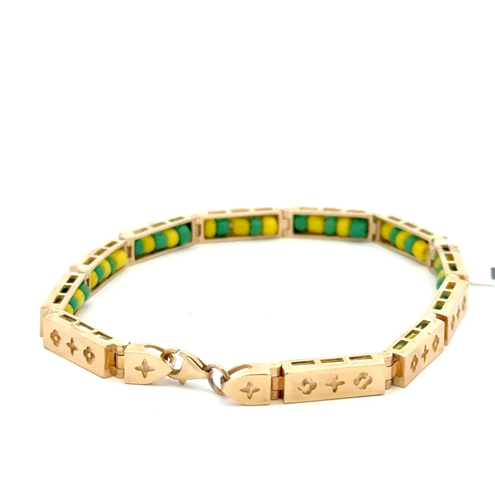 Las Villas Jewelry Online Bracelets Orula Elegant Gold Bracelet 14k 8''