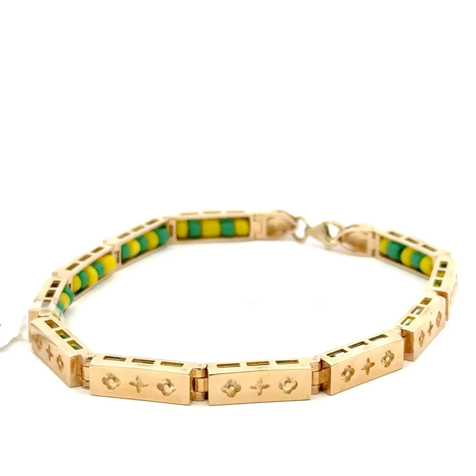 Las Villas Jewelry Online Bracelets Orula Elegant Gold Bracelet 14k 8''