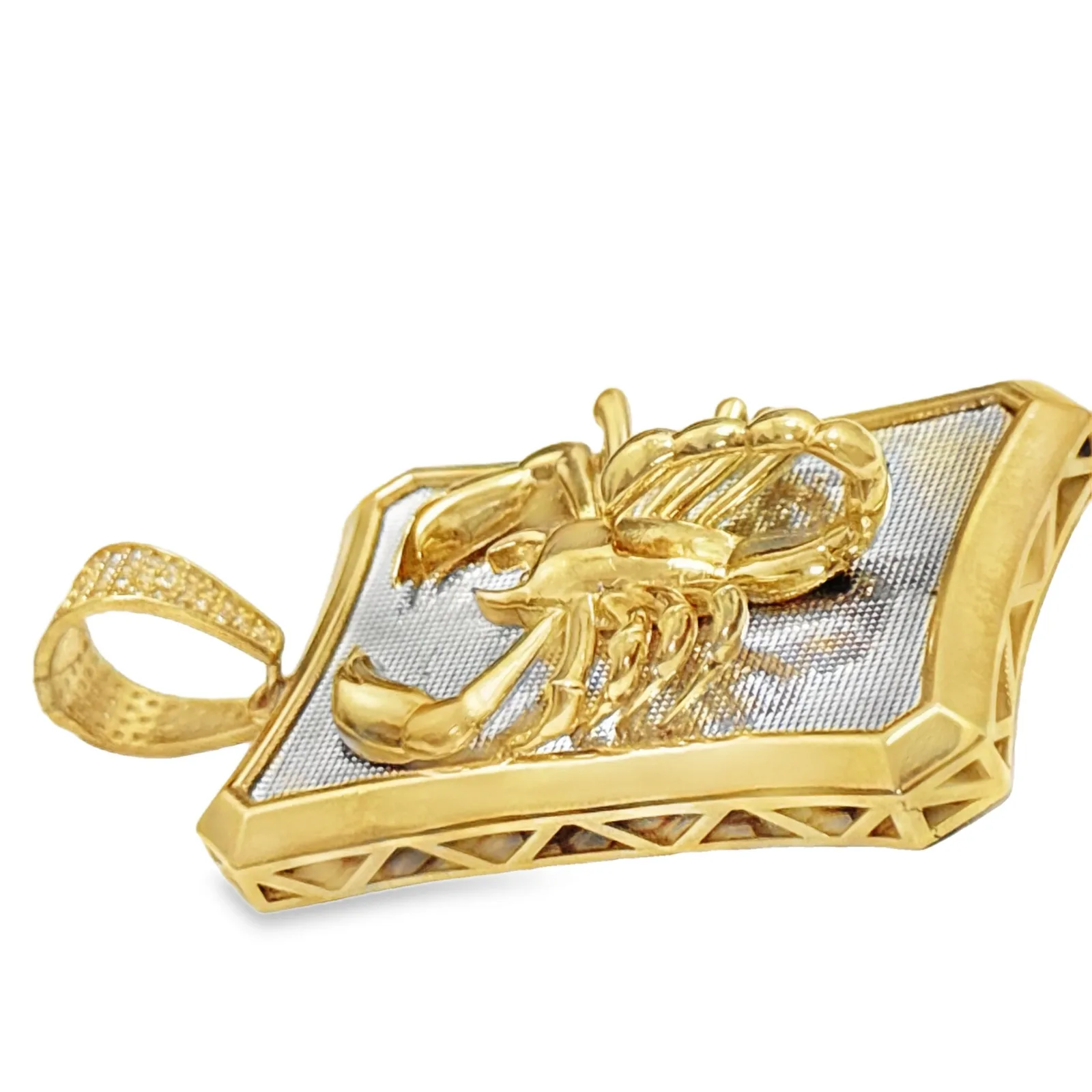 Las Villas Jewelry Online Pendants Yellow Gold Scorpion Pendant 10k