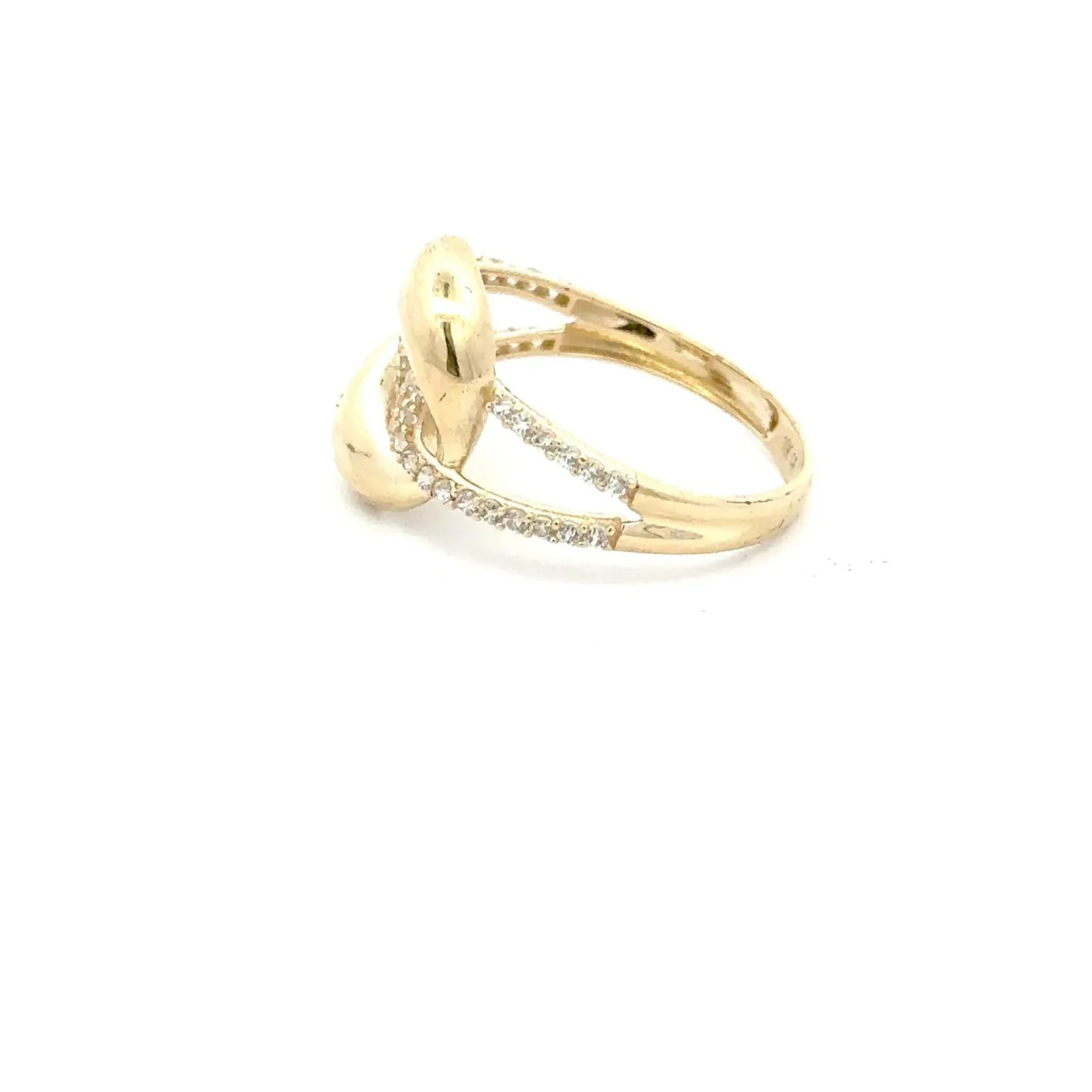 Las Villas Jewelry Online Womens Ring Elegant Gold and Diamond Ring 10k #10