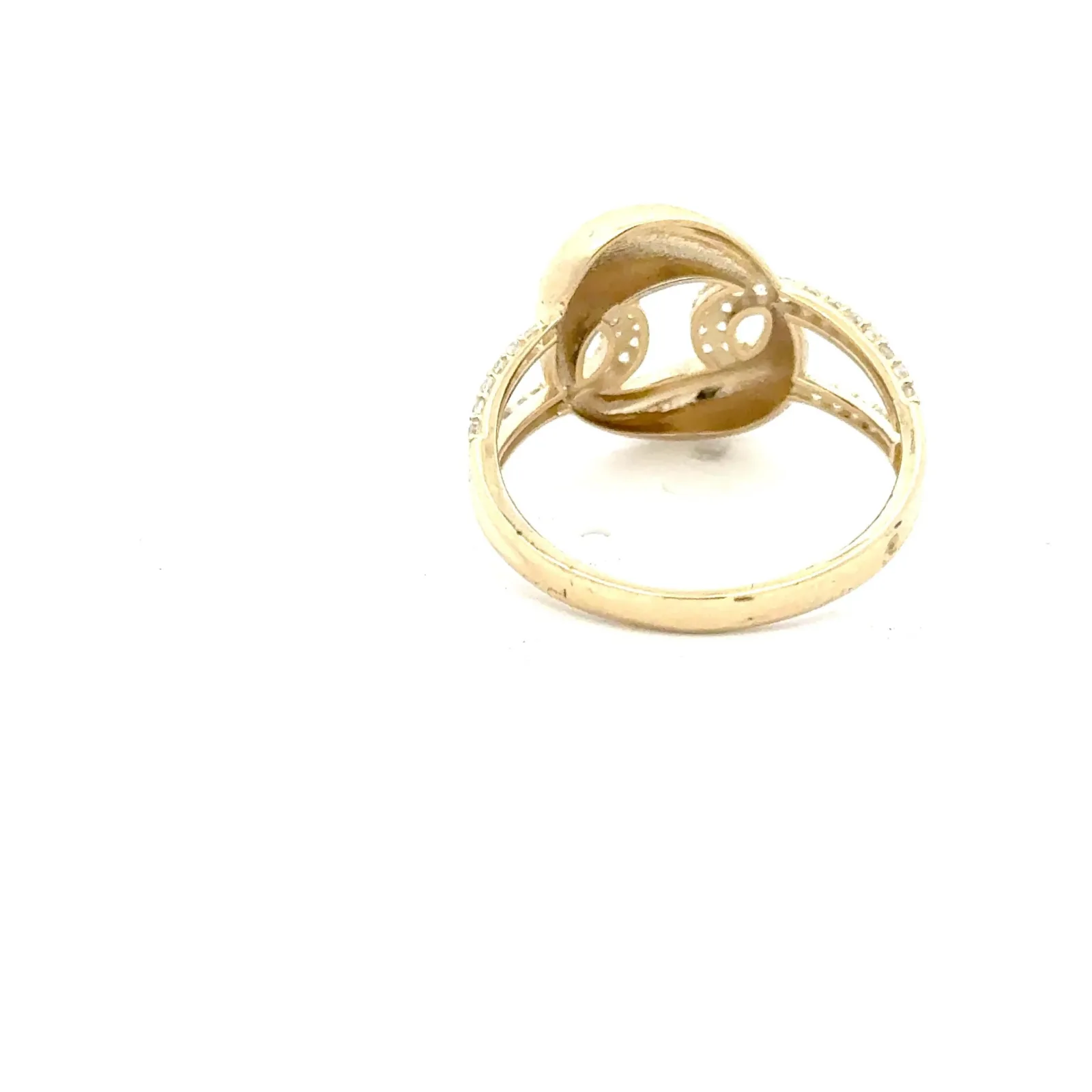 Las Villas Jewelry Online Womens Ring Elegant Gold and Diamond Ring 10k #10