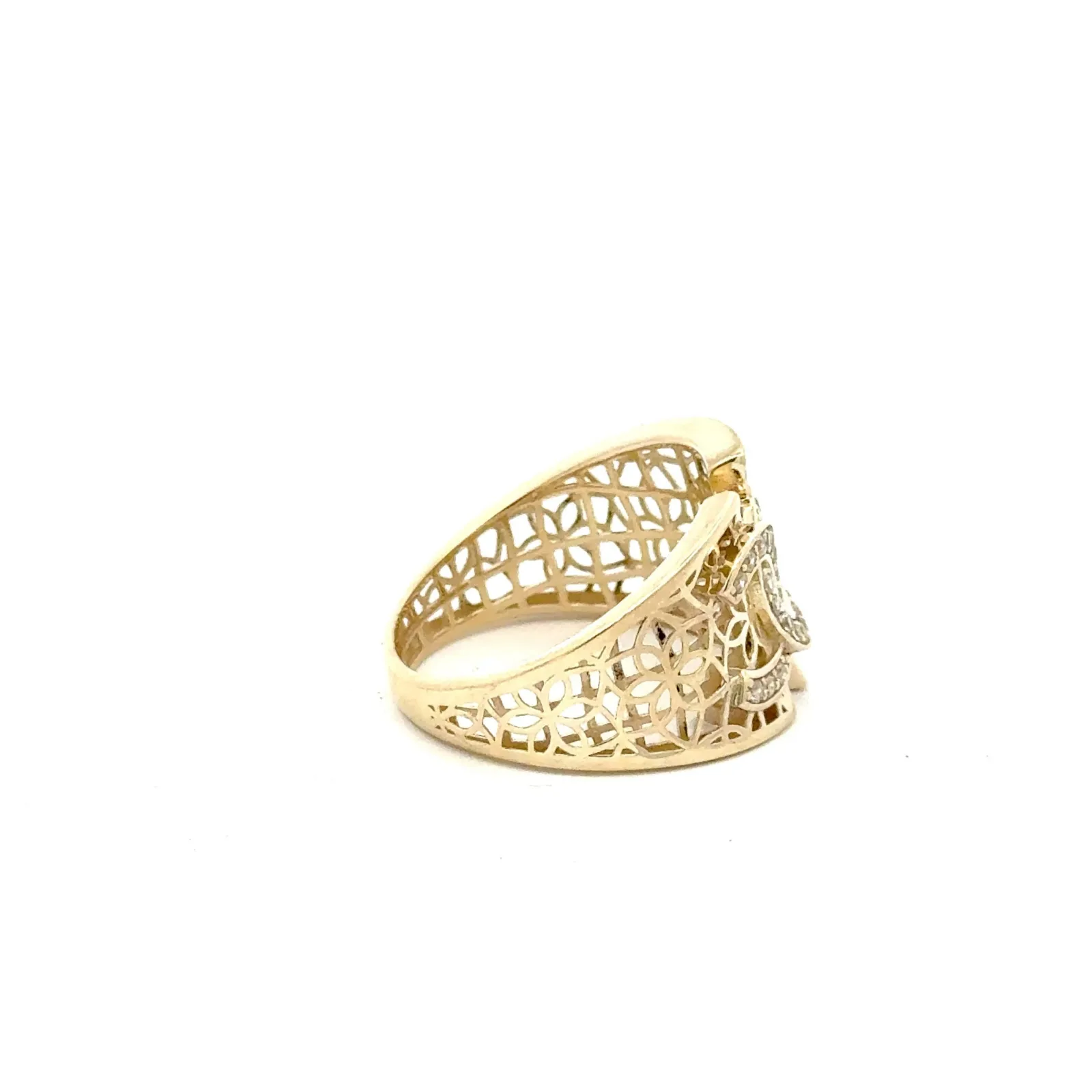 Las Villas Jewelry Online Womens Ring Elegant Gold Cuff ring 10k #8