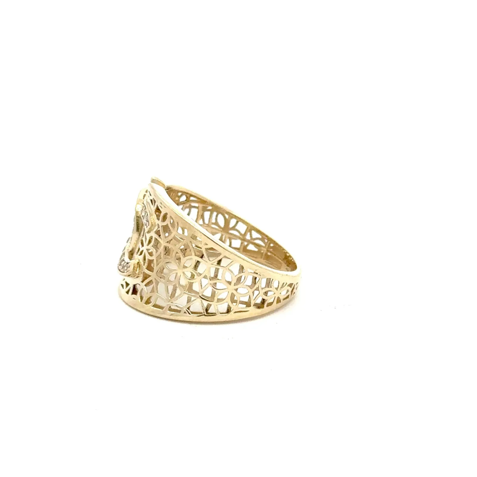 Las Villas Jewelry Online Womens Ring Elegant Gold Cuff ring 10k #8