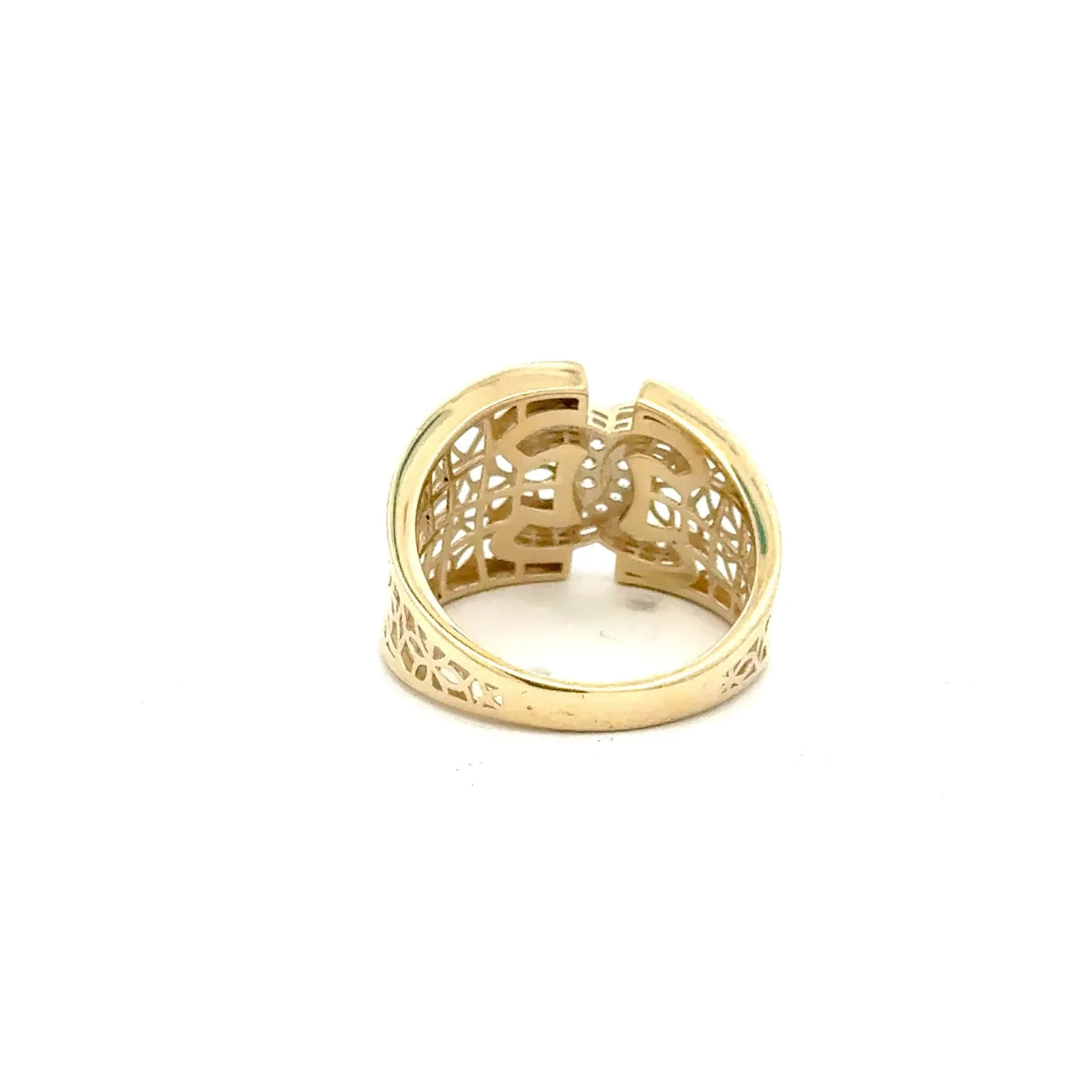 Las Villas Jewelry Online Womens Ring Elegant Gold Cuff ring 10k #8