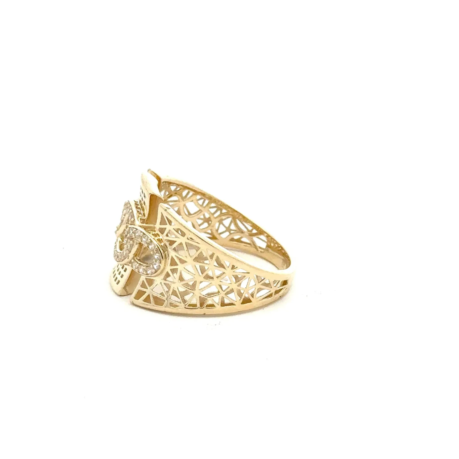 Las Villas Jewelry Online Womens Ring Elegant Gold Statement ring 10k #8