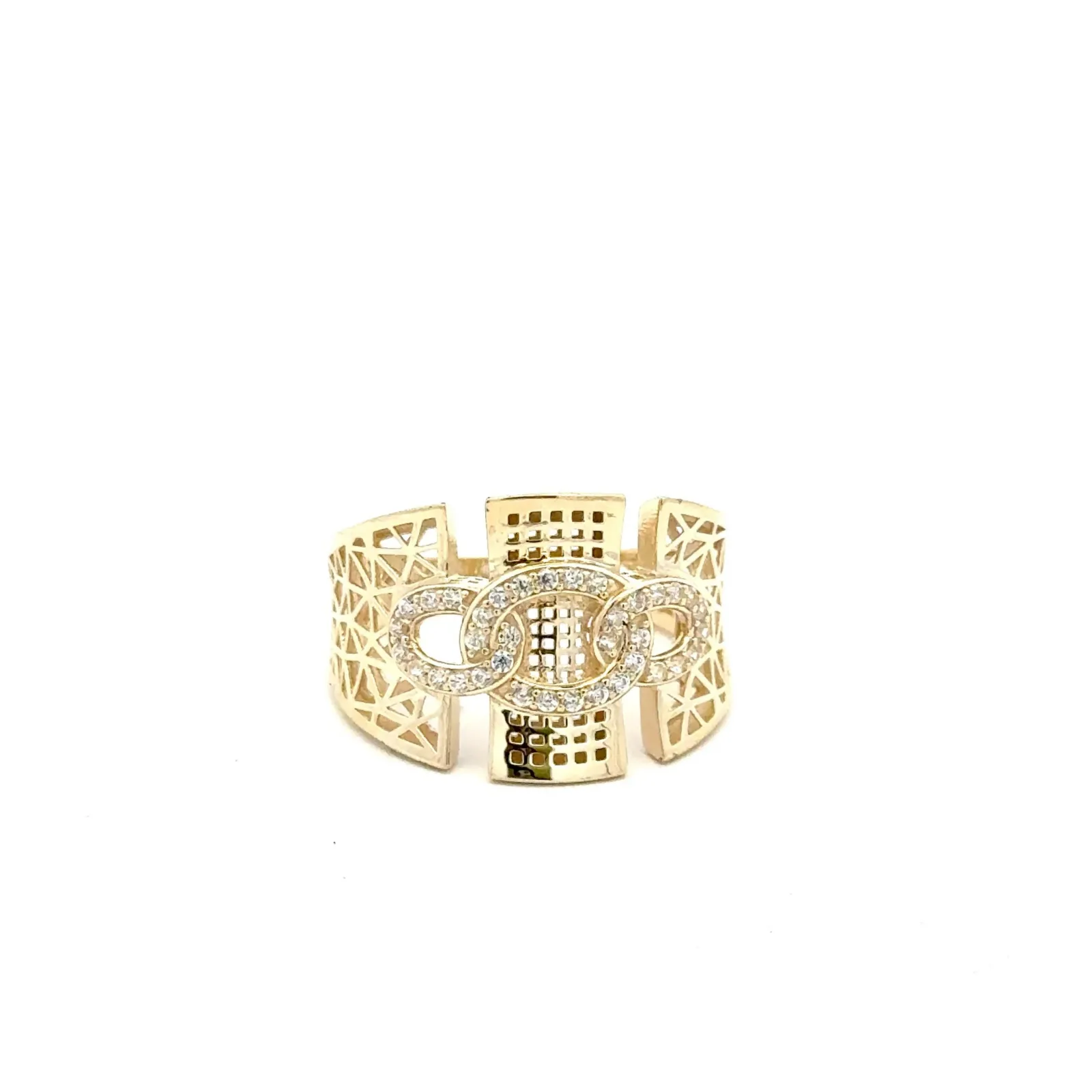 Las Villas Jewelry Online Womens Ring Elegant Gold Statement ring 10k #8