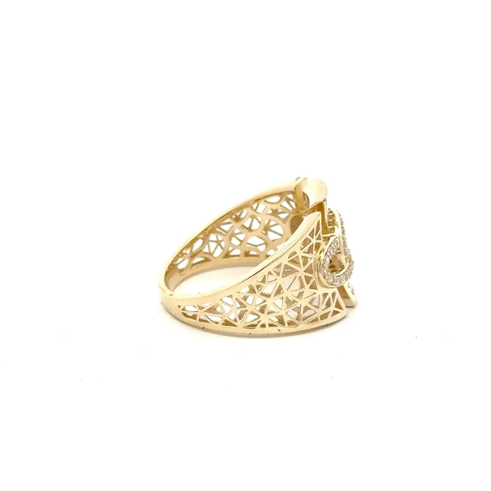 Las Villas Jewelry Online Womens Ring Elegant Gold Statement ring 10k #8