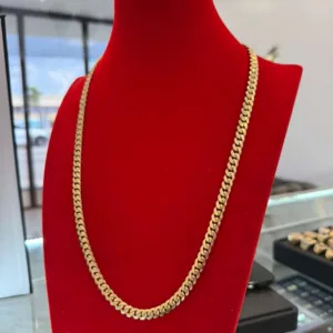 Cadena Cuban Link en Oro 10K 9mm 24 pulgadas