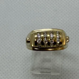 Anillo CombinaciÃ³n de Candado en Oro 10K