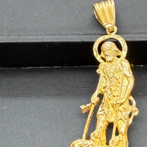 Dije de San LÃ¡zaro en Oro 10K