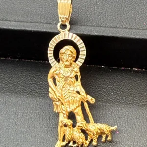 Dije de San LÃ¡zaro en Oro 10K