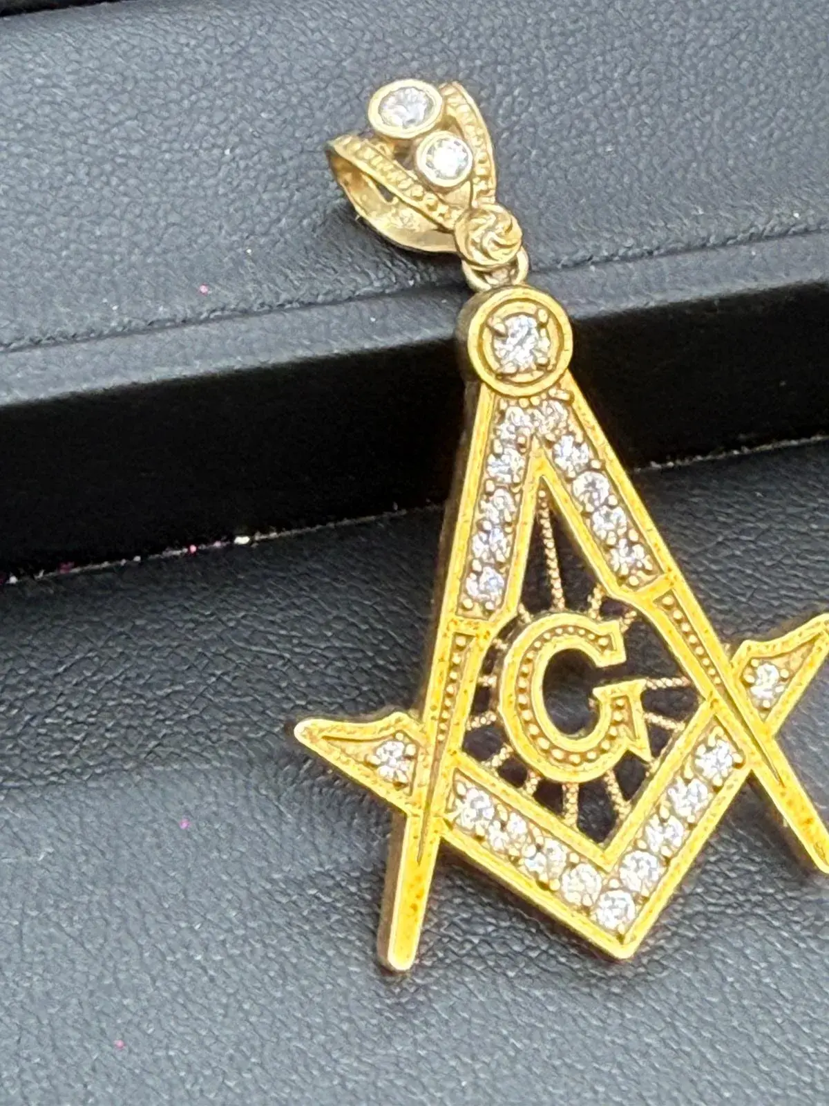 Dije de Masón en Oro 10K - Imagen 2