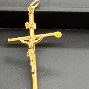 Dije de Crucifijo en Oro 10K