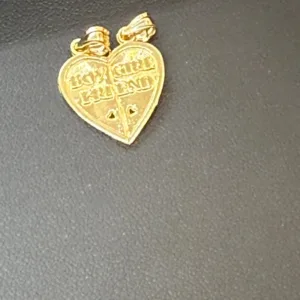 Dije de CorazÃ³n en Oro 10K