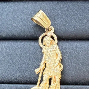 Dije de San LÃ¡zaro en Oro 10K