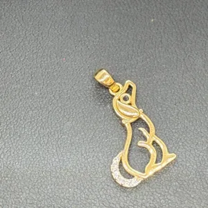 Dije de Perritos en Oro 10K