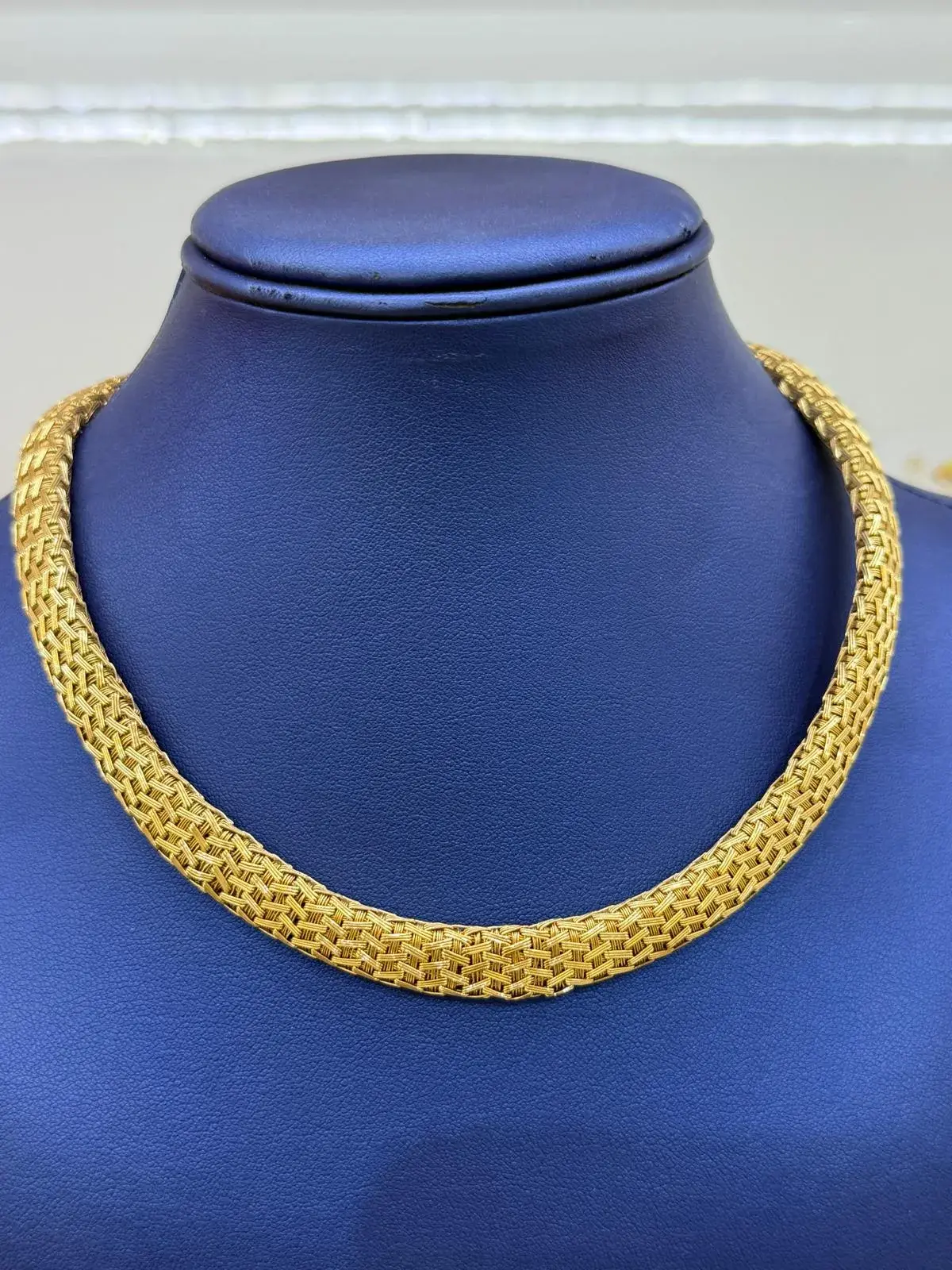 Gargantilla de Modelo Malla en Oro 10K - Imagen 4