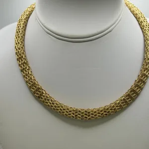 Gargantilla de Modelo Malla en Oro 10K