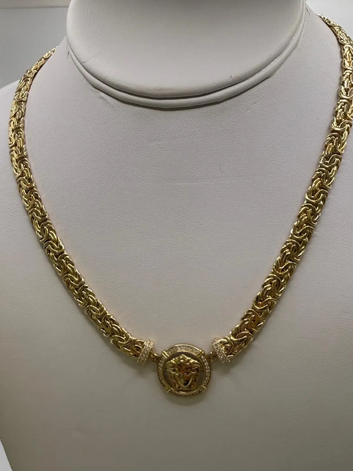 Bizantino Medusa en Oro 10K - Imagen 2