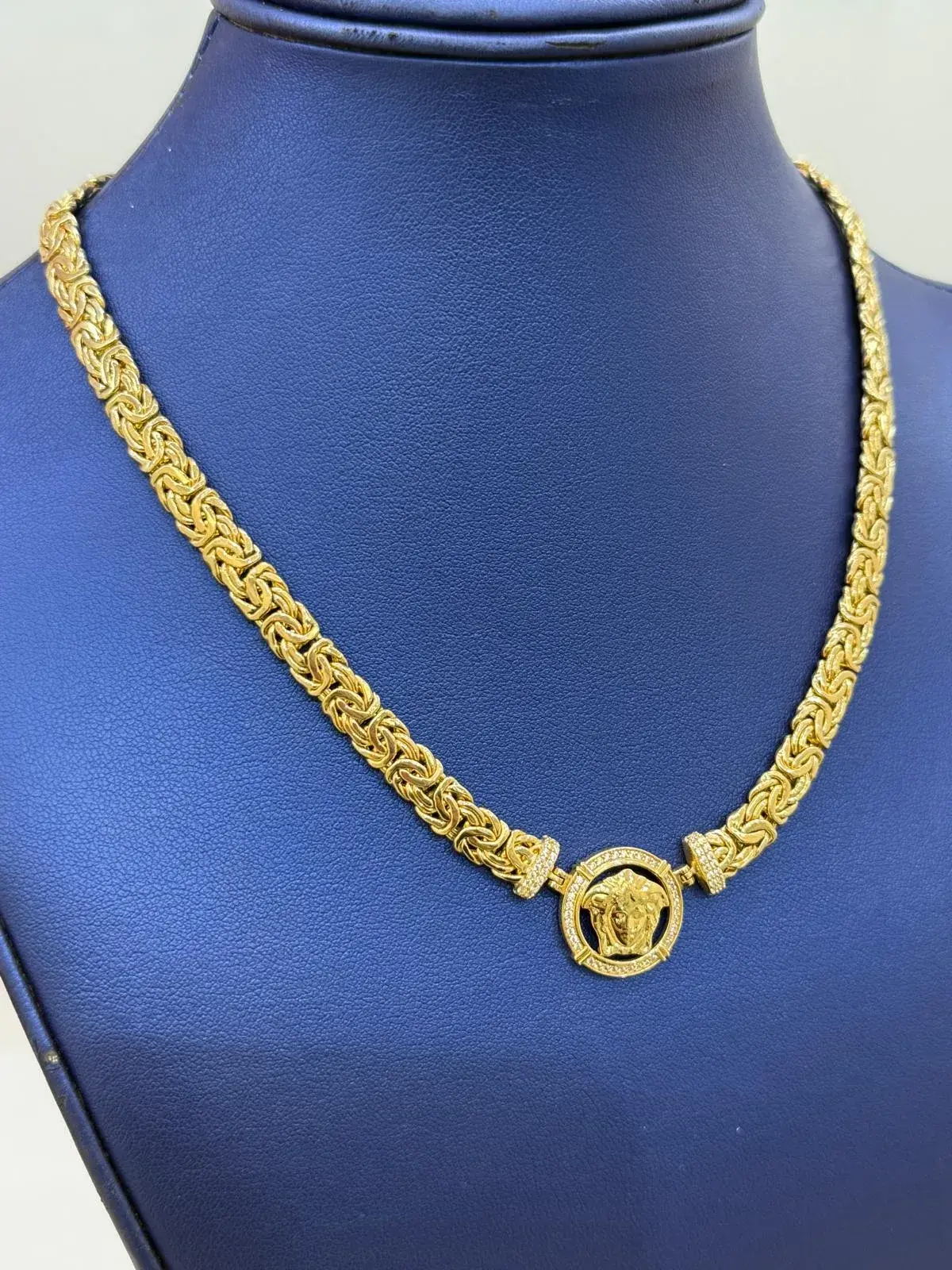 Bizantino Medusa en Oro 10K - Imagen 4