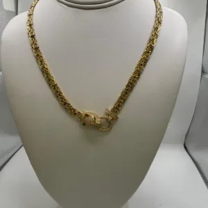 Gargantilla de Bizantino en Oro 10K