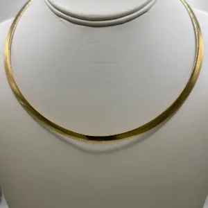 Gargantilla de Omega en Oro 10K