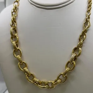 Gargantilla de Rolo en Oro 10K